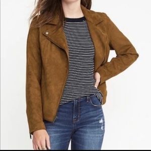 2 Old Navy Motto Suede Jacket Medium